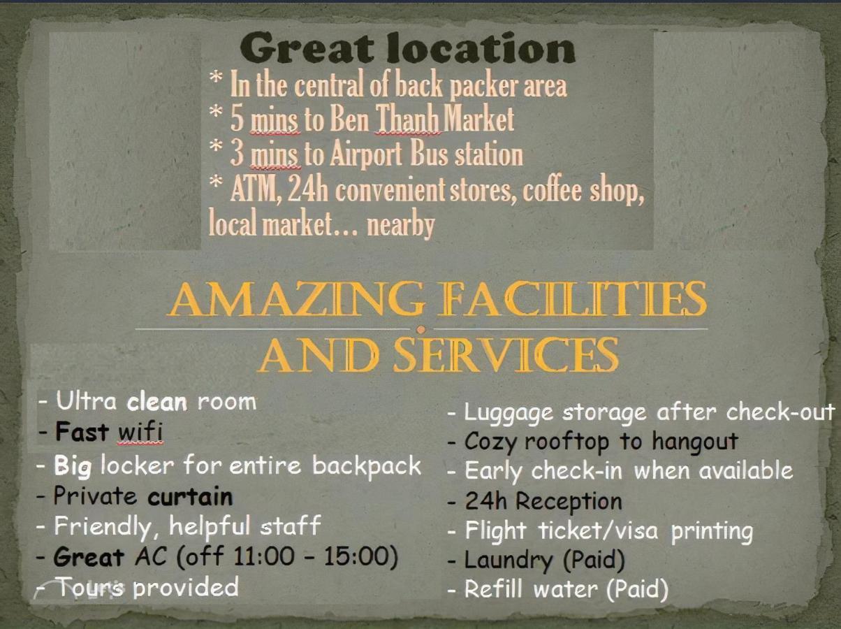 The Joys Hostel Ho Chi Minh-byen Eksteriør bilde